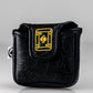 Black and gold Ace of Spades mallet putter cover with a sleek design, featuring intricate detailing and a secure fit for golf clubs.
