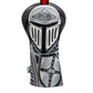 Knight's Valor Driver Cover featuring a regal design with knight motifs and a protective fit for golf clubs.