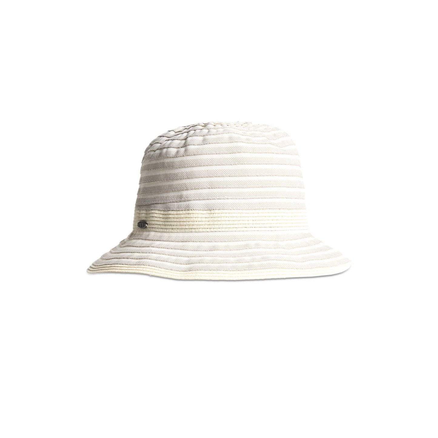 CLAIRINE CLOCHE AVEC RUBAN DE PAILLE