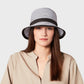 CLAIRINE CLOCHE AVEC RUBAN DE PAILLE