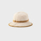 CLAIRINE CLOCHE AVEC RUBAN DE PAILLE