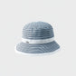 CLAIRINE CLOCHE AVEC RUBAN DE PAILLE