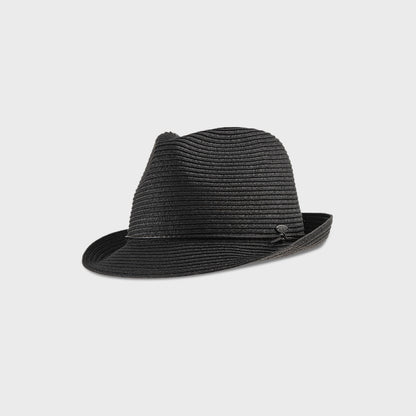 FANCIA FEDORA AVEC CORDELETTE DE CUIR