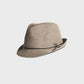 FANCIA FEDORA AVEC CORDELETTE DE CUIR