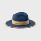 FLORENT - FEDORA ÉCRASABLE AVEC DÉTAIL DE PAILLE