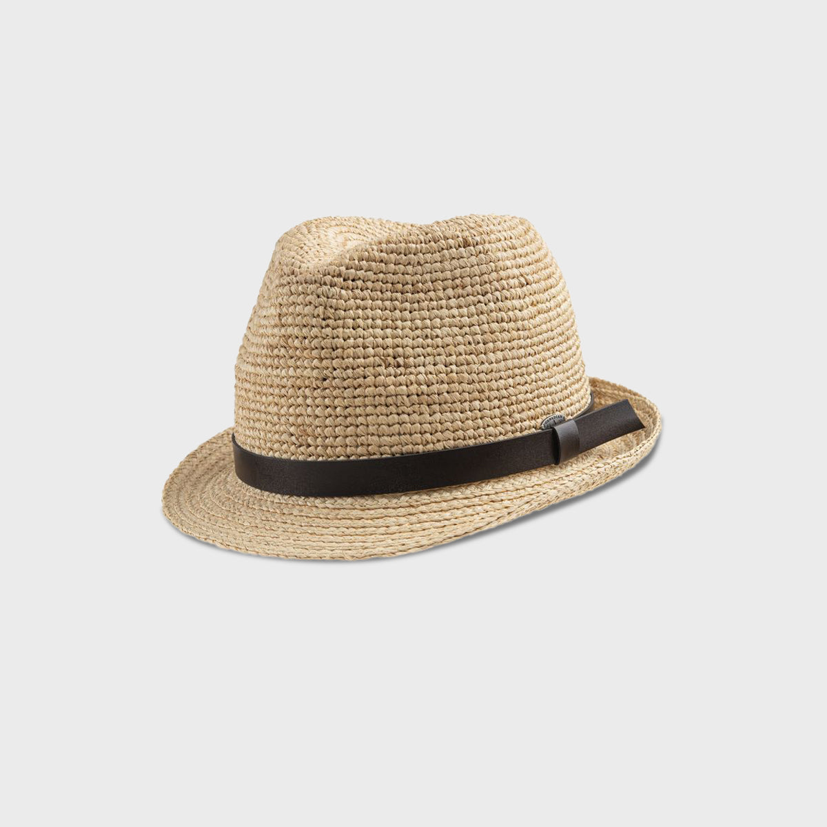 CARL  FEDORA AVEC CUIR