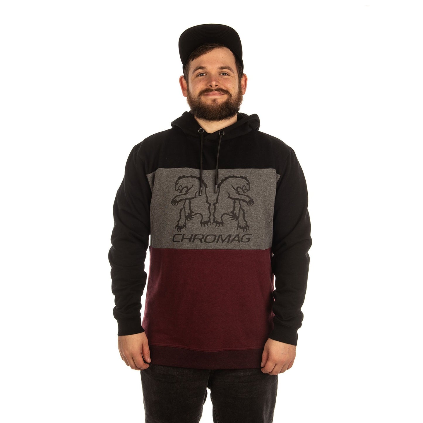 CHROMAG APPAREL  BLK-CHAR DARK BRICK HEATHER L  