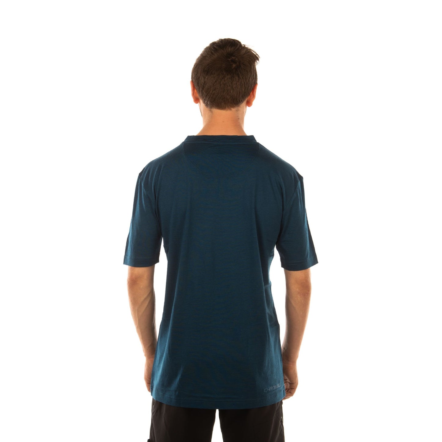 CHROMAG APPAREL T-SHIRT MERINO MENS ROAM NAVY XS