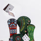 "Slots Fairway Cover featuring vibrant casino chip design, ideal for golf enthusiasts."