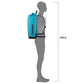 Ortlieb Backpack Commuter-Daypack- Cyber Blue/Cyber Pink 21L
