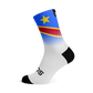 Democratic Republic of the Congo Flag Socks
