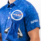 Men's NASA polo shirt featuring a classic collar and embroidered NASA logo on the chest.