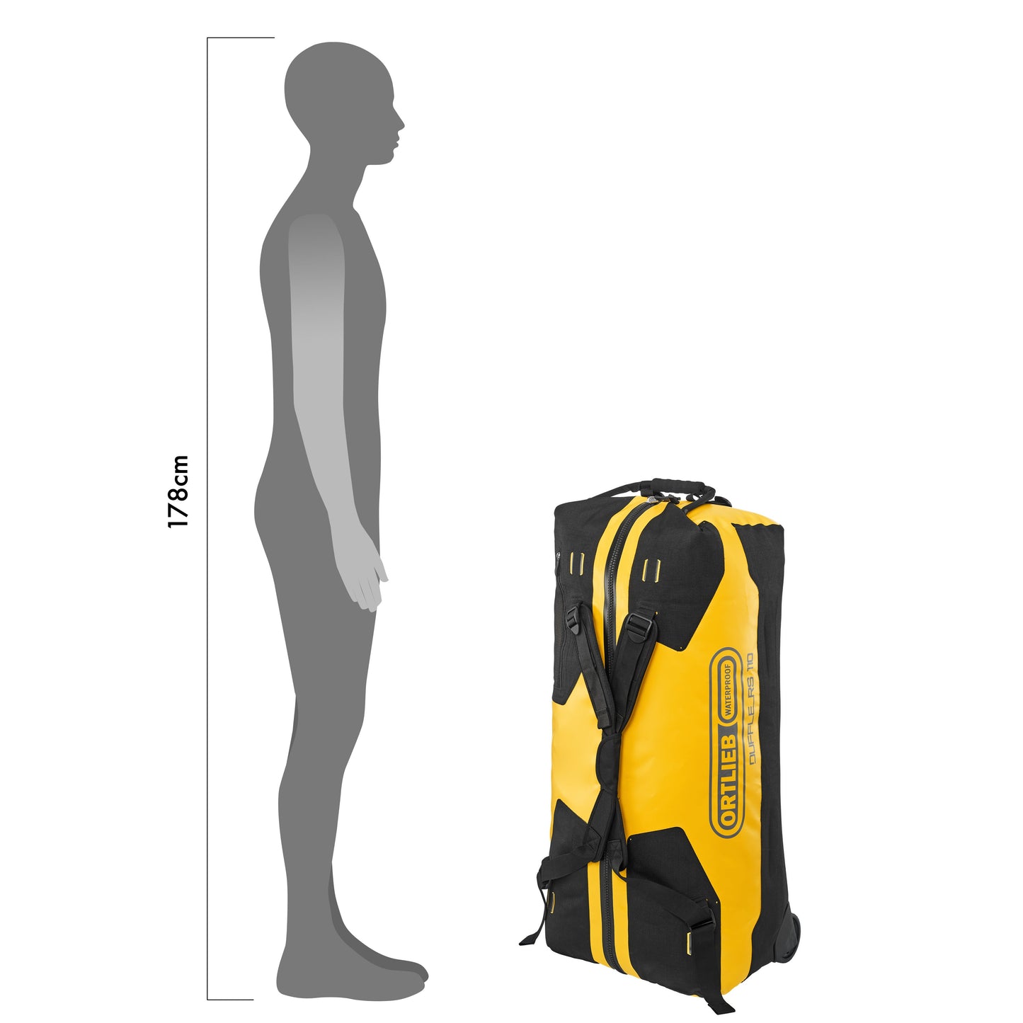 ORTLIEB TRAVEL BAG DUFFLE RS BLACK 85L