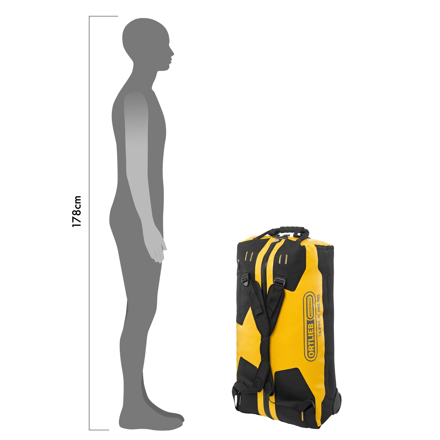 ORTLIEB TRAVEL BAG DUFFLE RS BLACK 85L