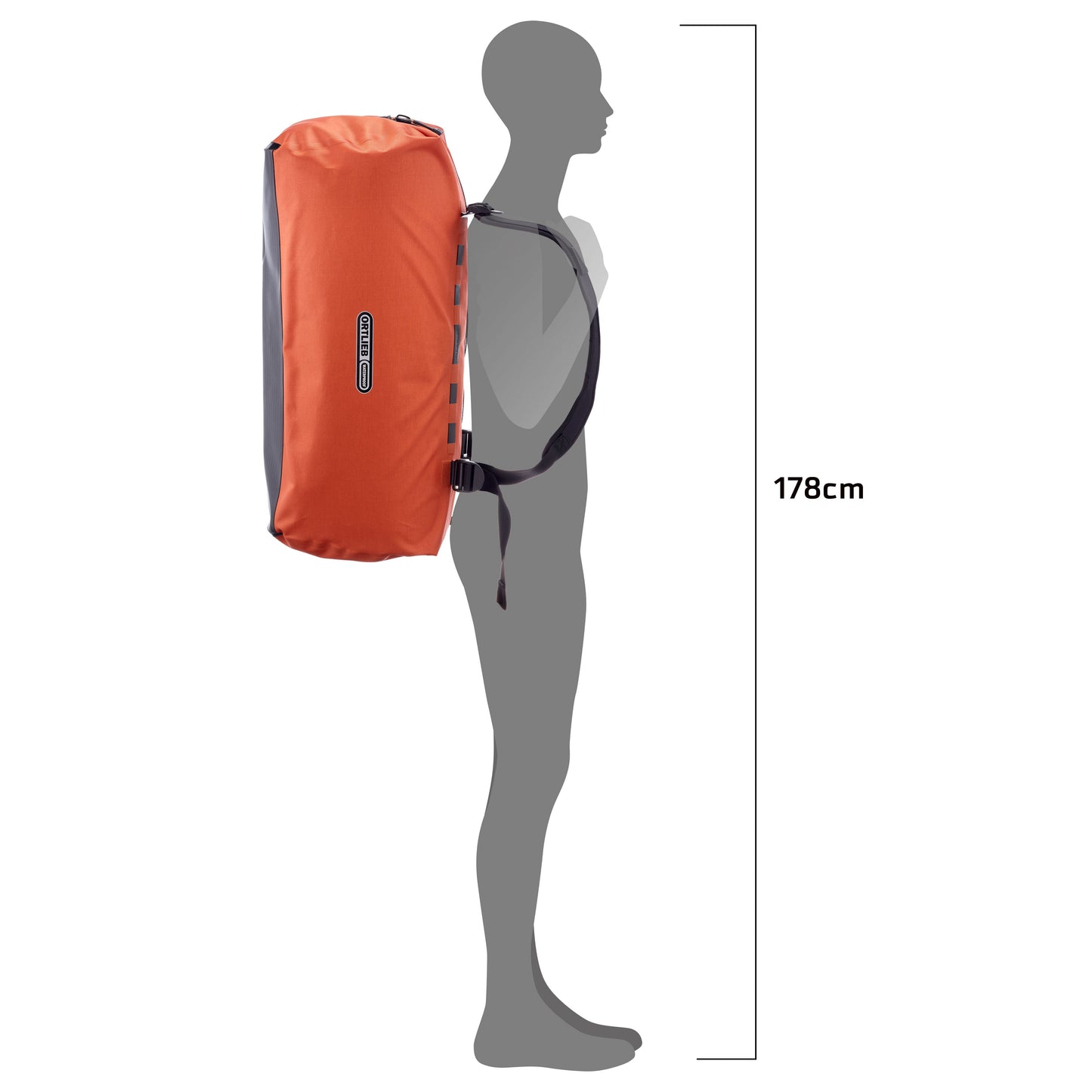 ORTLIEB TRAVEL BAG DUFFLE LITE BLACK 40L