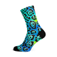 Electric Leopard Blue Socks