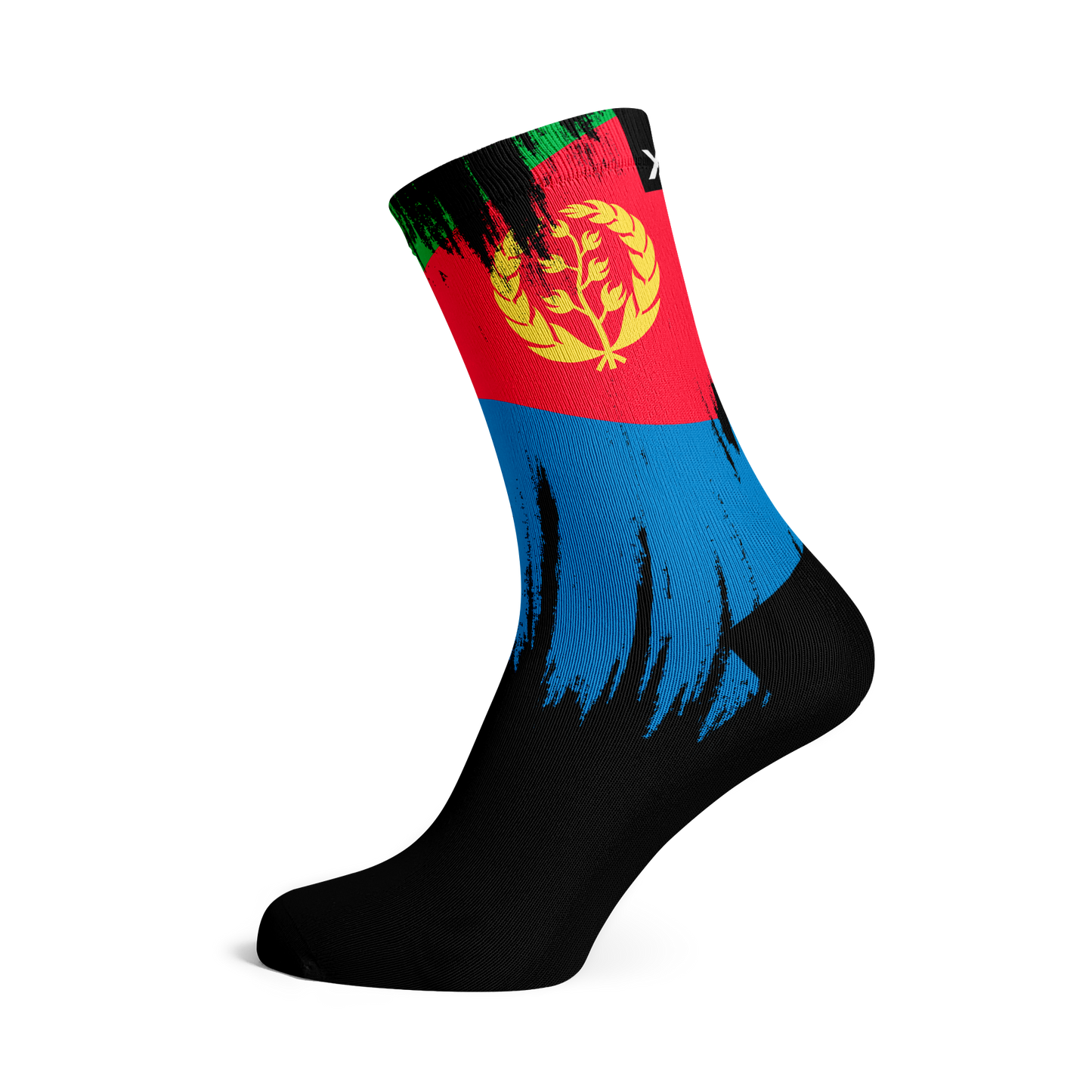 Eritrea Splash Flag Socks