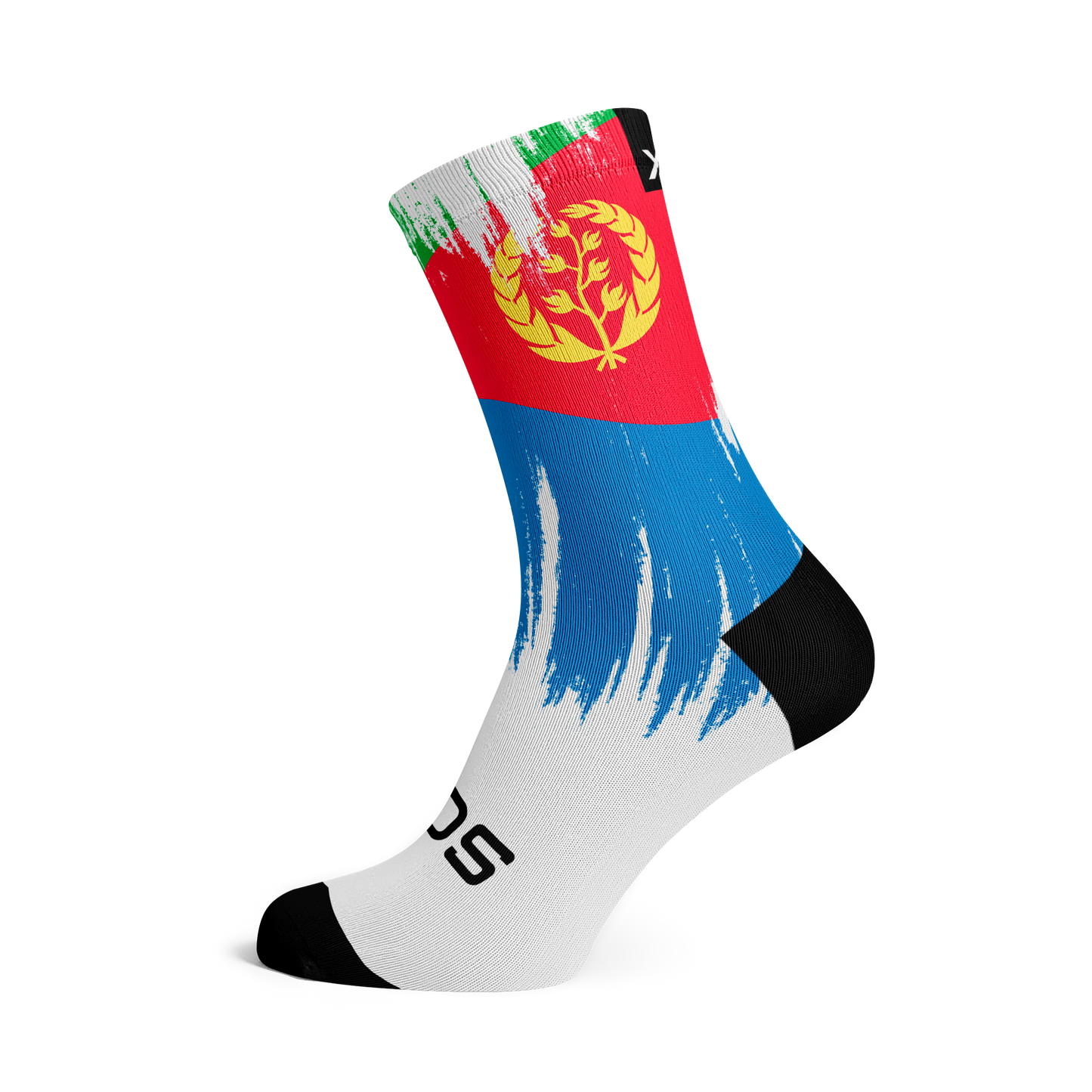 Eritrea Splash Flag Socks