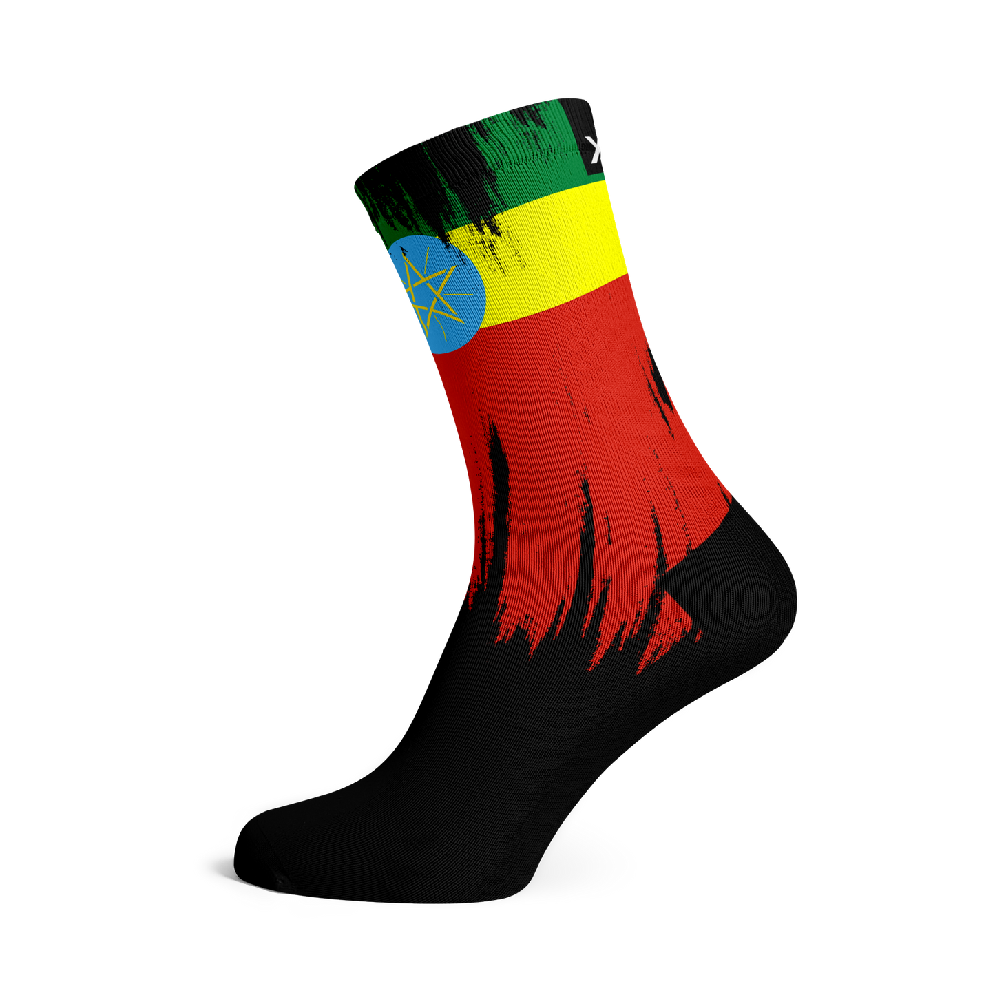 Ethiopia Splash Flag Socks