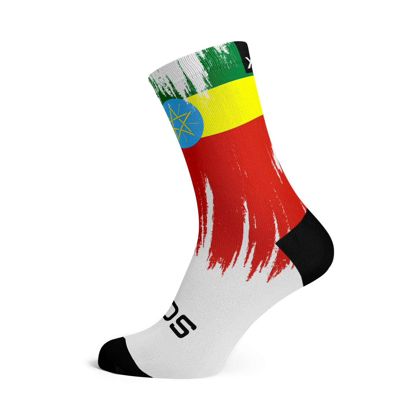 Ethiopia Splash Flag Socks