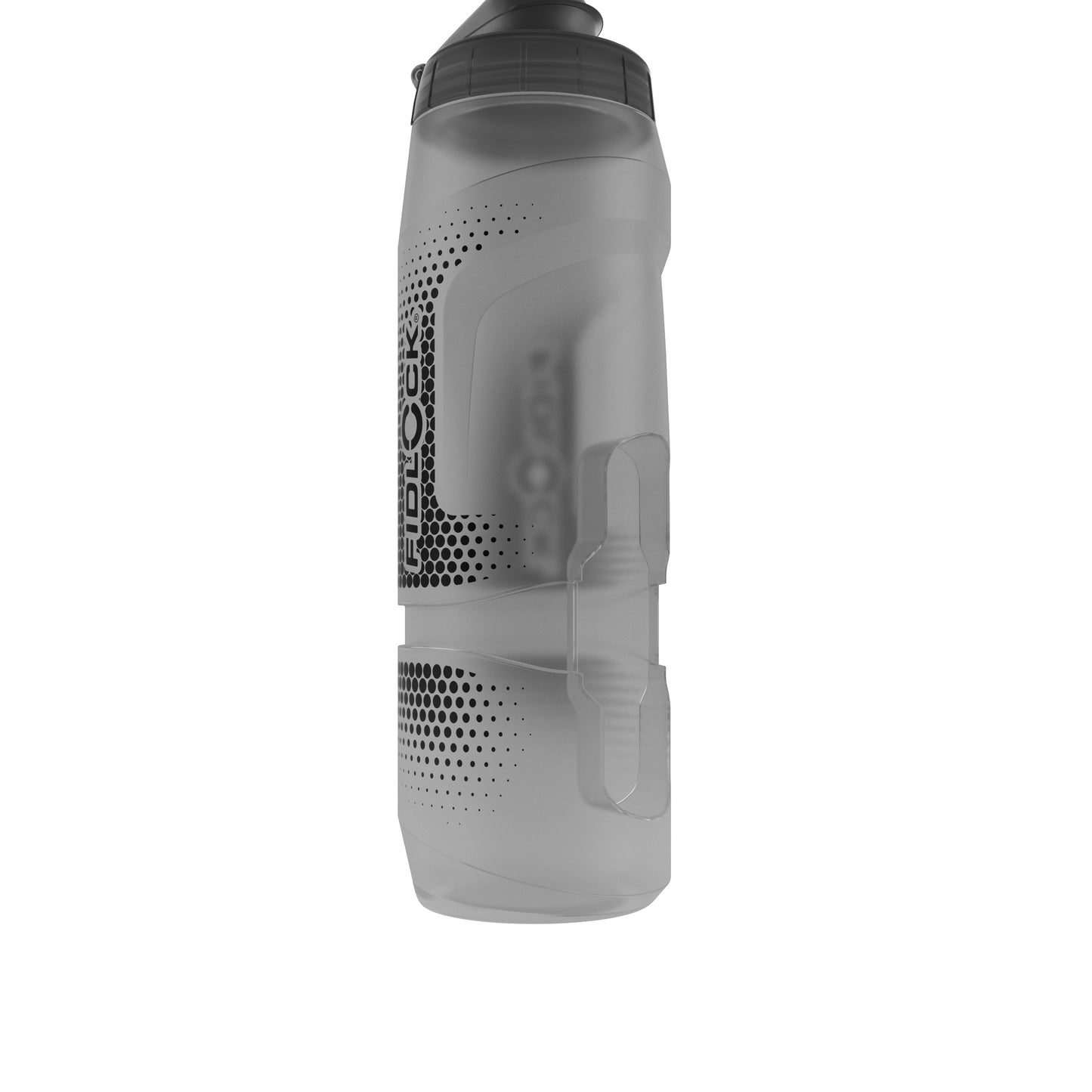 Fidlock bouteille de remplacement 600ml (sans connecteur) - transparent-noir