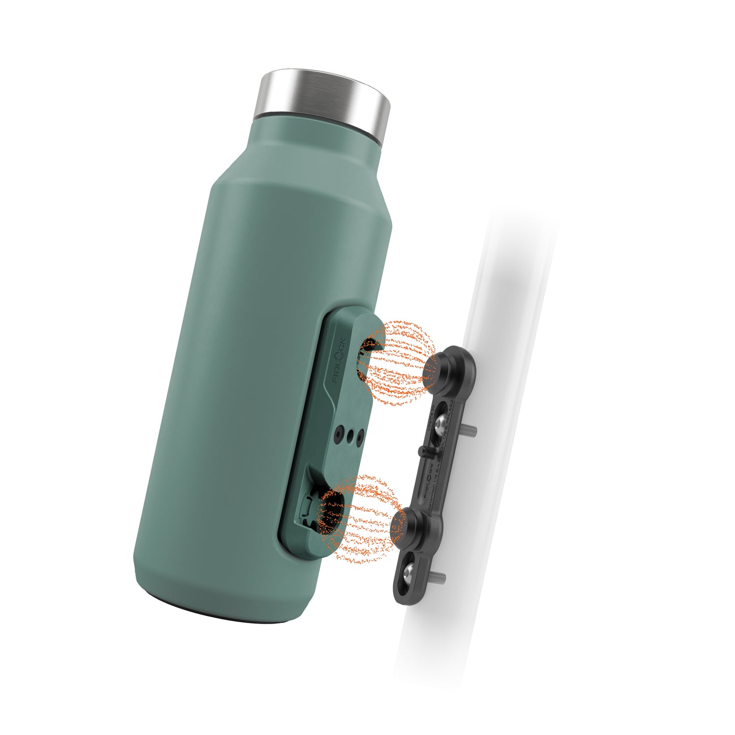 Fidlock bouteille Twist en inox 500ml avec base de vélo - noir