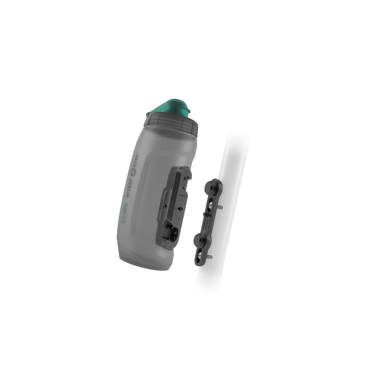 Fidlock bouteille antibactérienne de 590ml avec base pour vélo - transparent-noir