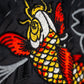 Koi Flow Blade Putter Cover featuring a vibrant fire wave design in shades of orange, red, and blue, designed for enhanced style and protection of golf putters.