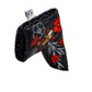 Koi Flow Blade Putter Cover featuring a vibrant fire waves design in shades of blue and orange.