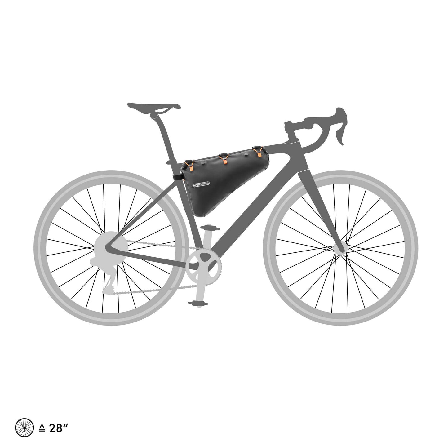 ORTLIEB BIKE PACKING FRAME-PACK RC BLACK MATT 4L