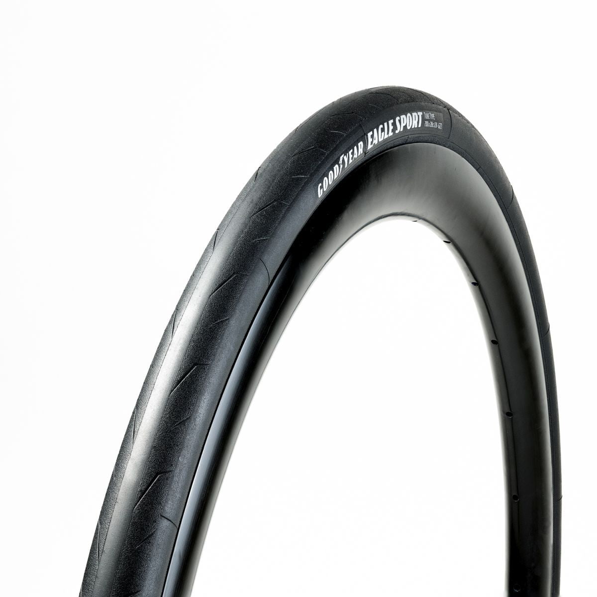 Goodyear pneu de vélo de route Eagle Sport type chambre à air 700x25 pliable noir