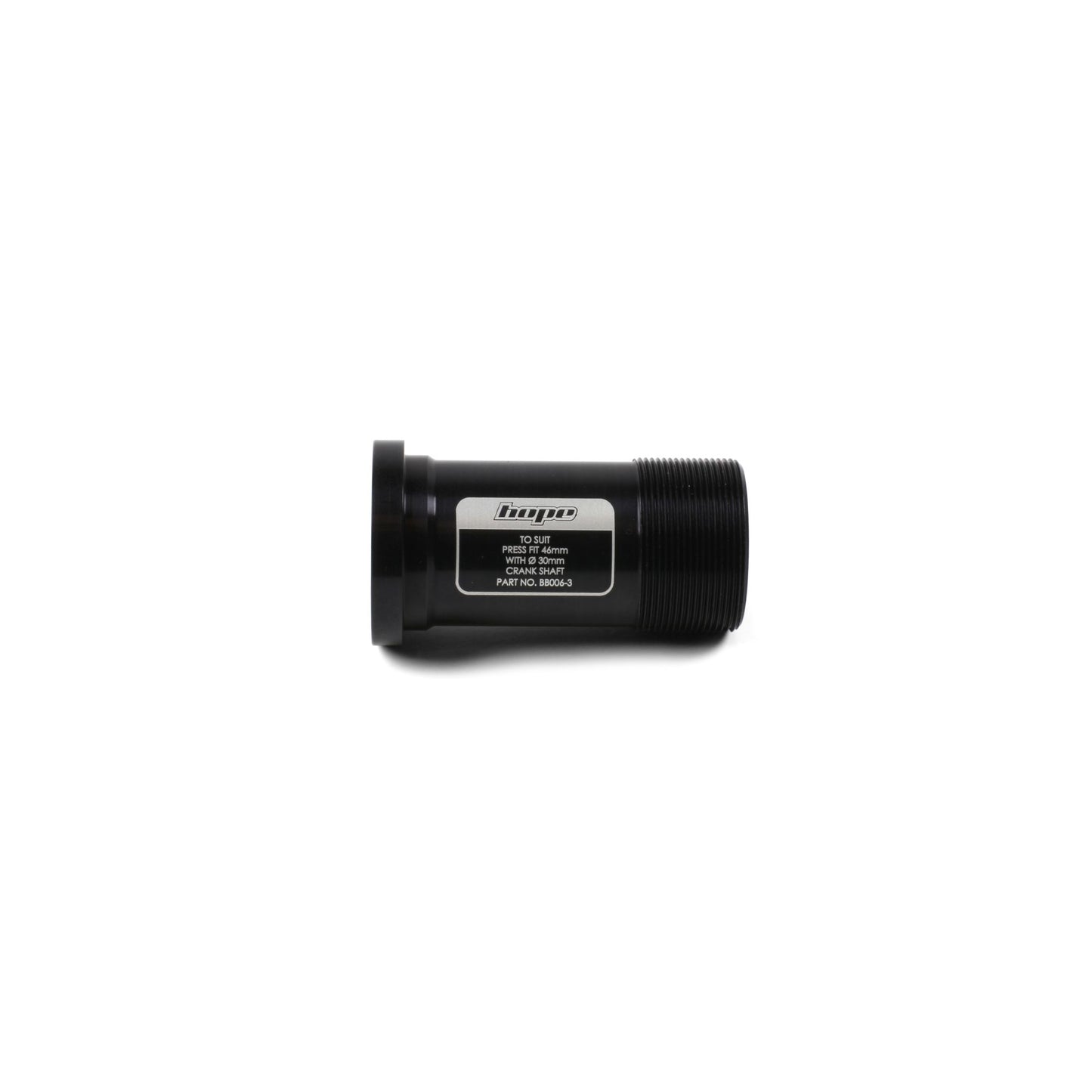 Hope Part BB Bolt In Centre Tube 30mm Black