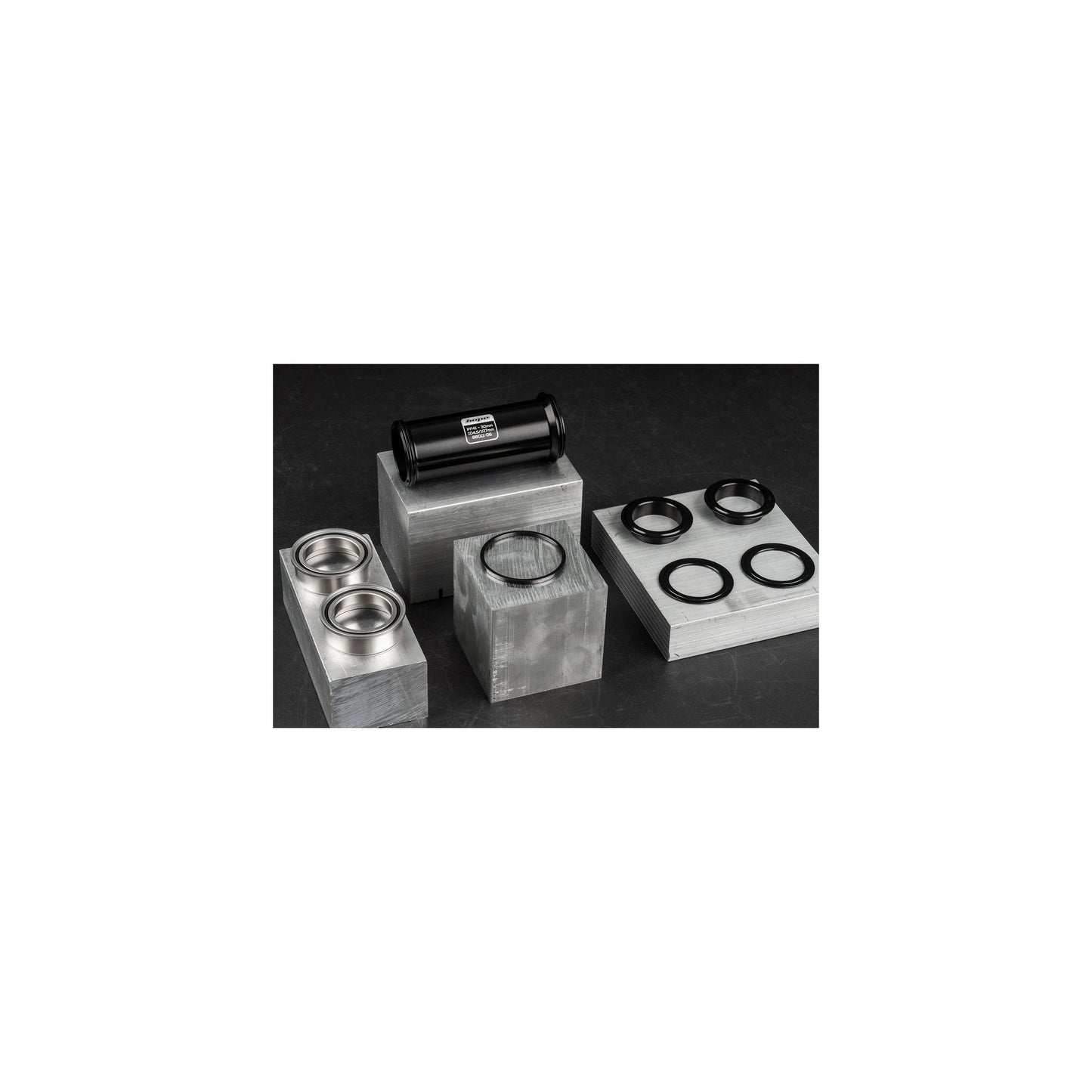 HOPE - BOÎTE DE PÉDALIER STAINLESS PF41 107-30MM NOIR