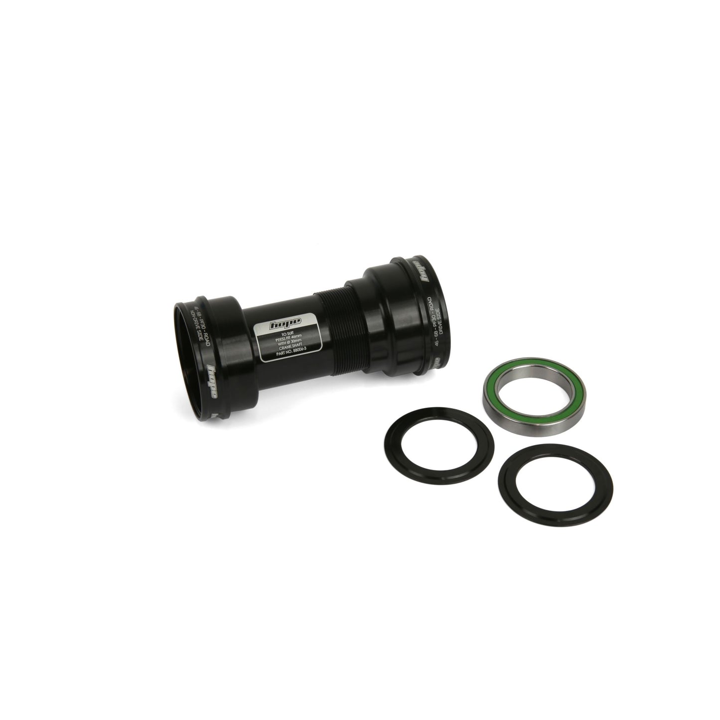Hope Bottom Bracket Stainless PF46 68 30mm Black