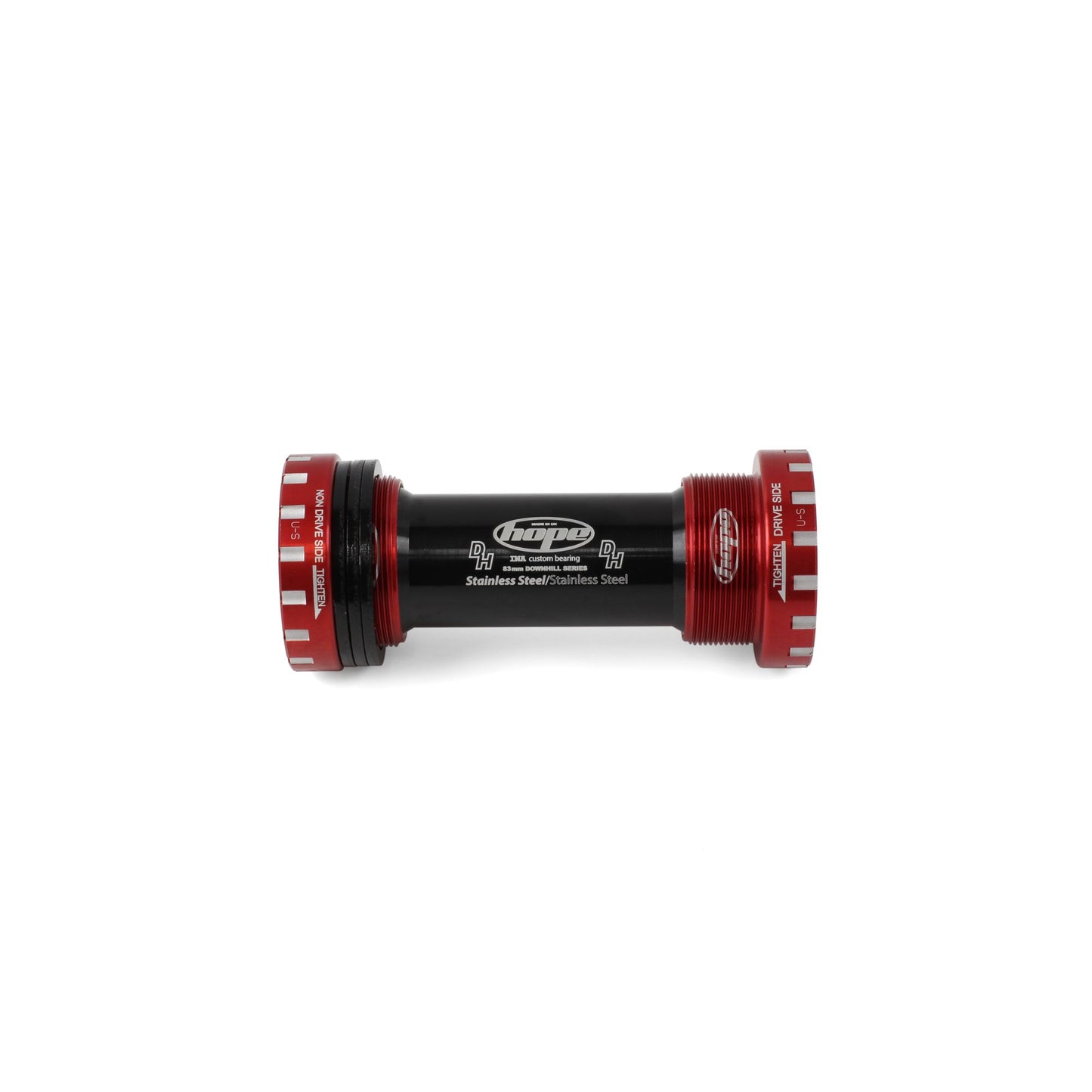 Hope Bottom Bracket Stainless 83 24mm Red