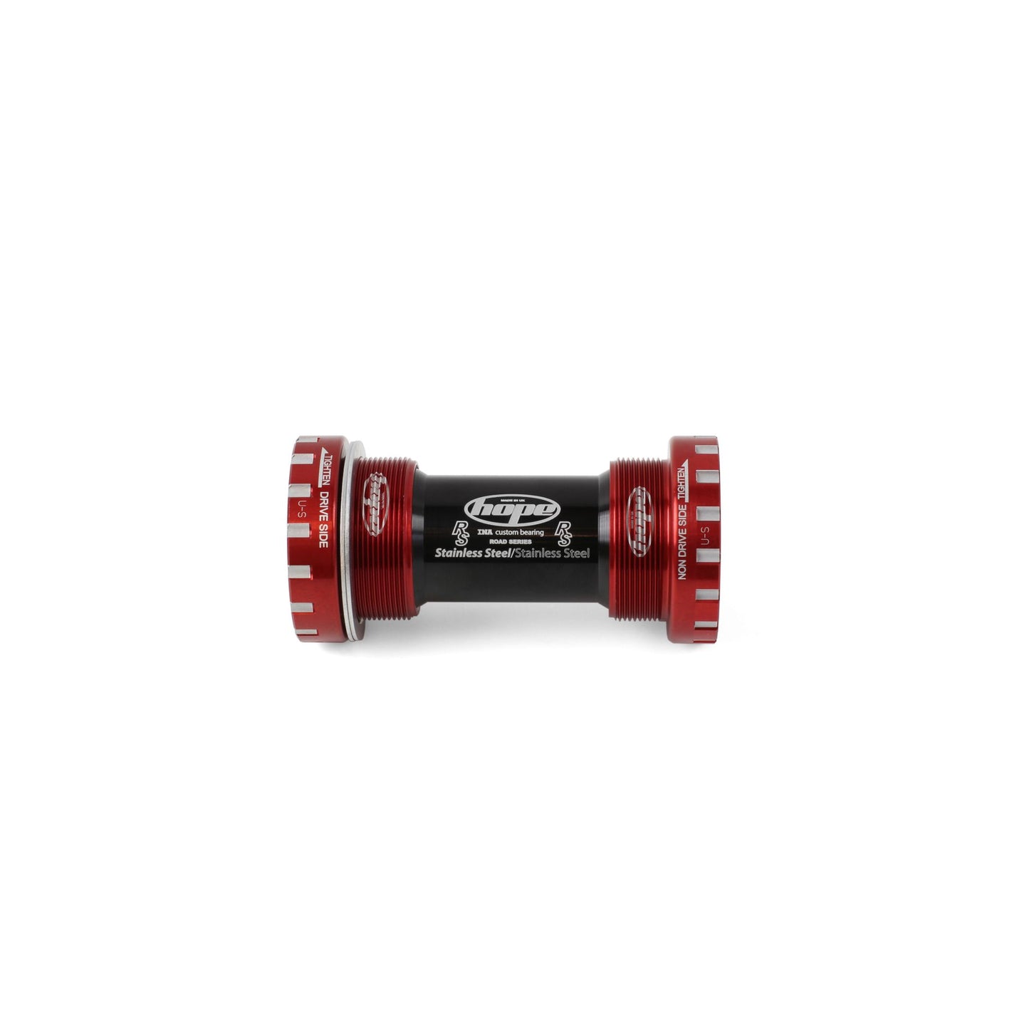 Hope Bottom Bracket Stainless Road 24mm Red