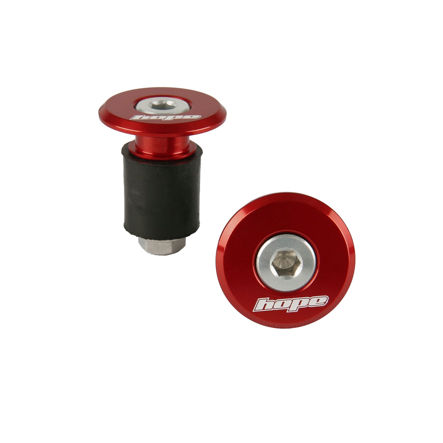Hope - Bouchon de guidon Grip Doctor Paire-Rouge