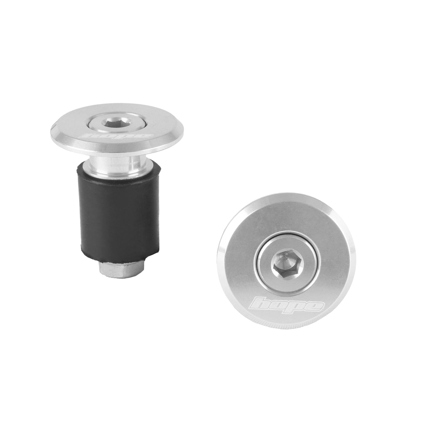 Hope - Bouchon de guidon Grip Doctor Paire-Argent