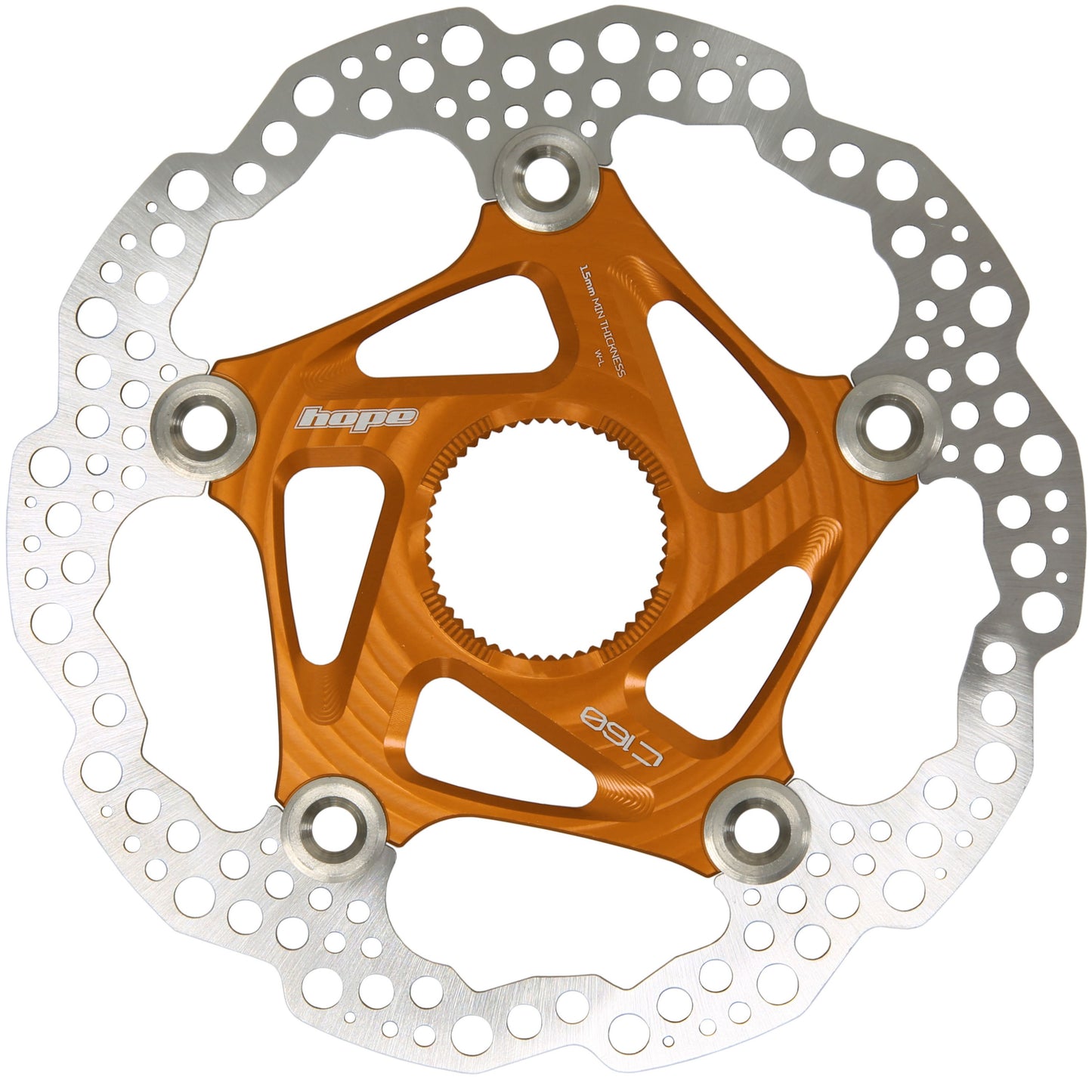 HOPE - DISQUE DE FREIN MTB CENTERLOCK 160MM ORANGE