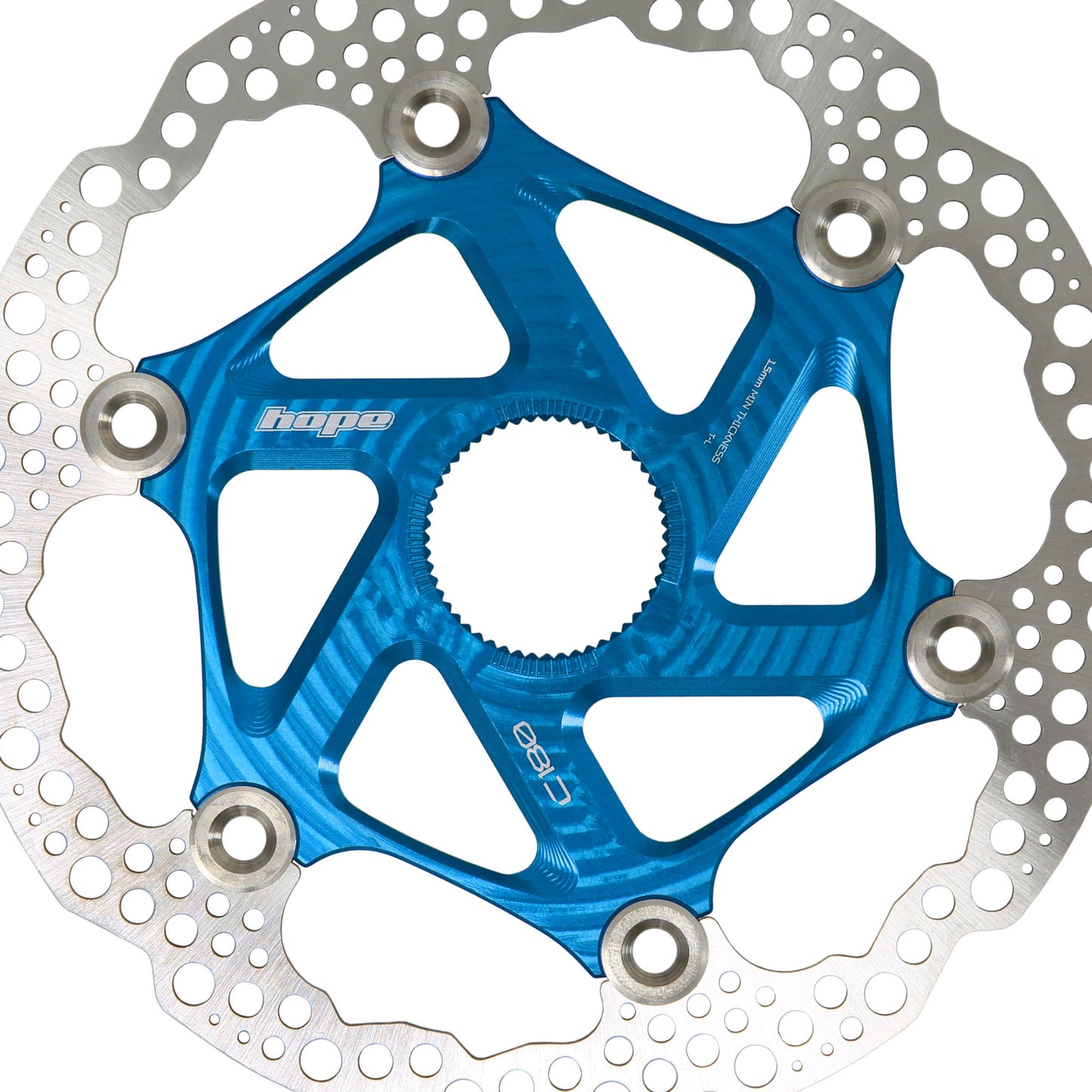 HOPE - DISQUE DE FREIN MTB CENTERLOCK 180MM BLEU