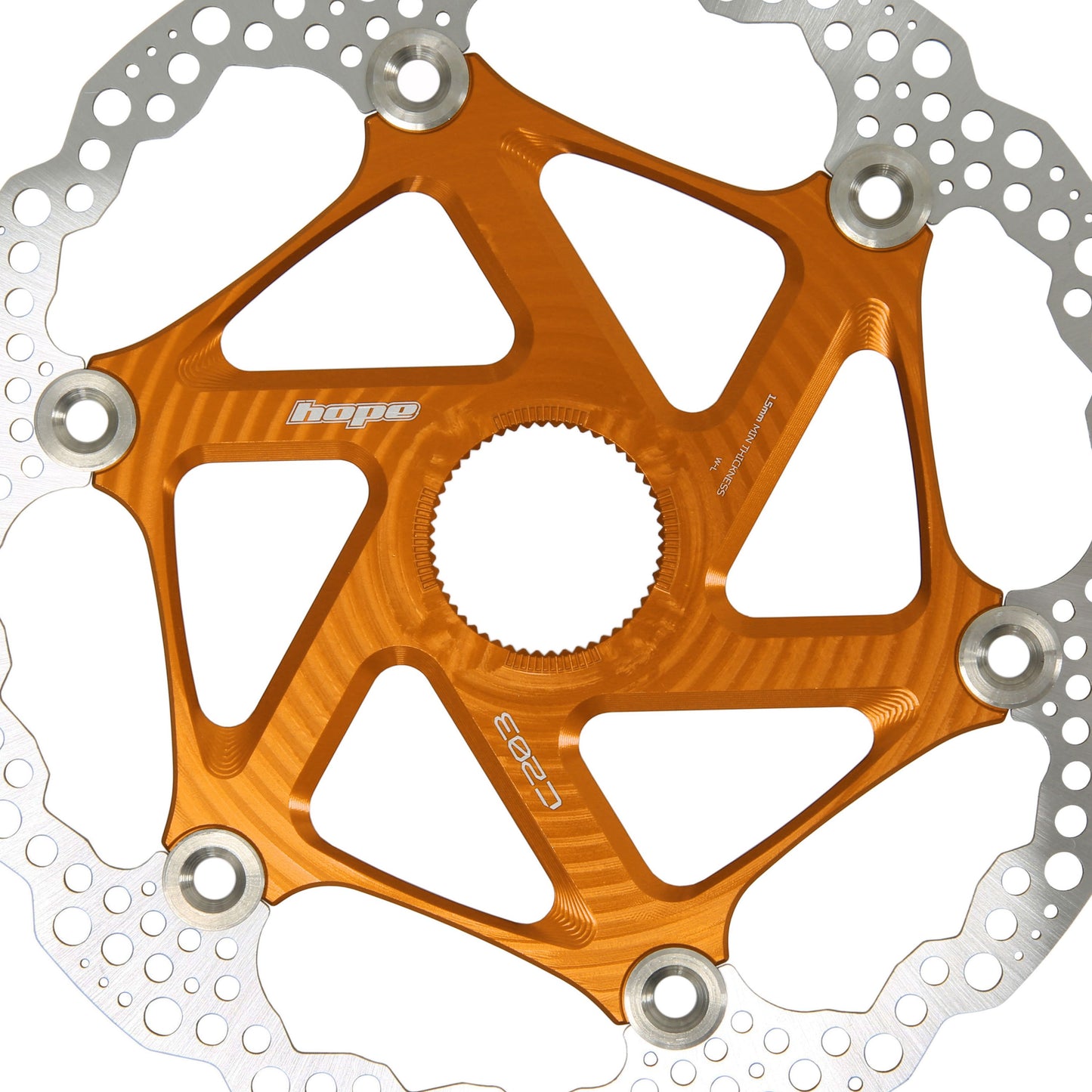 HOPE - DISQUE DE FREIN MTB CENTERLOCK 203MM ORANGE