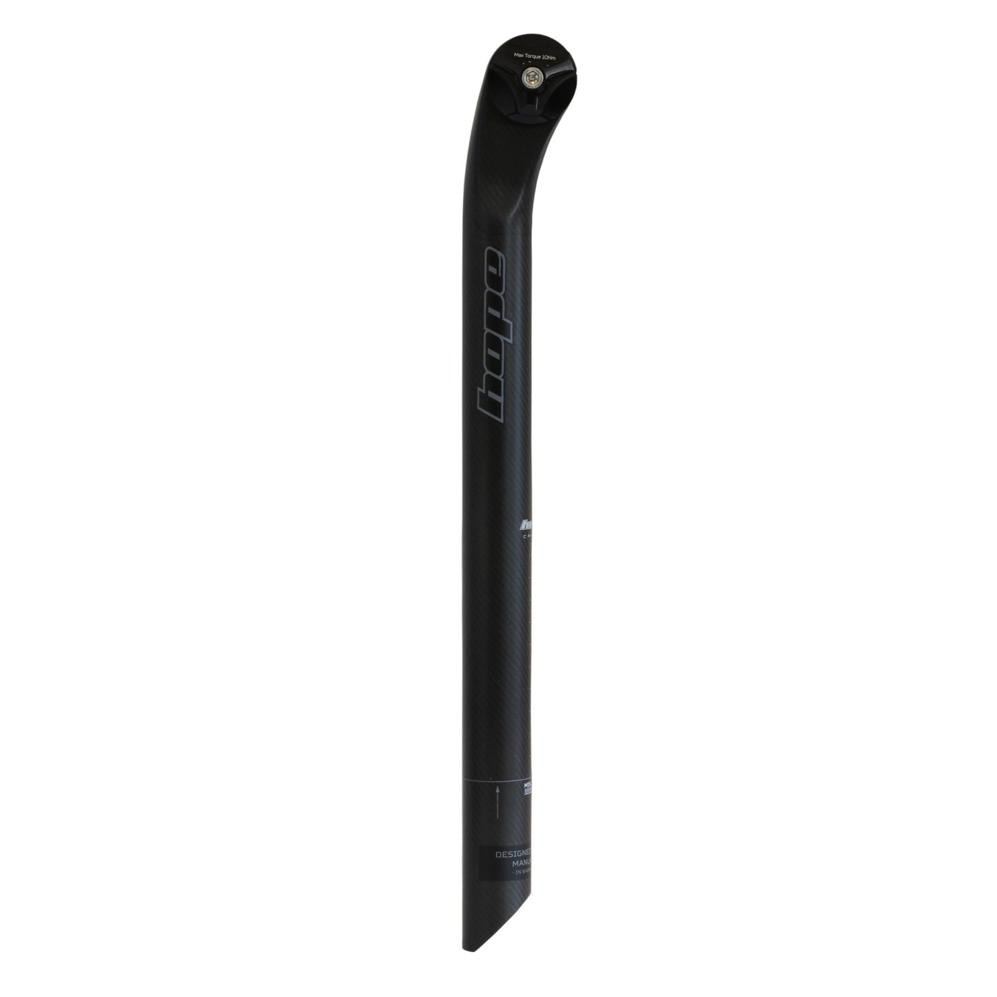 "Hope - Tige de selle en carbone 30,9 x 400 mm à rails circulaires noir"