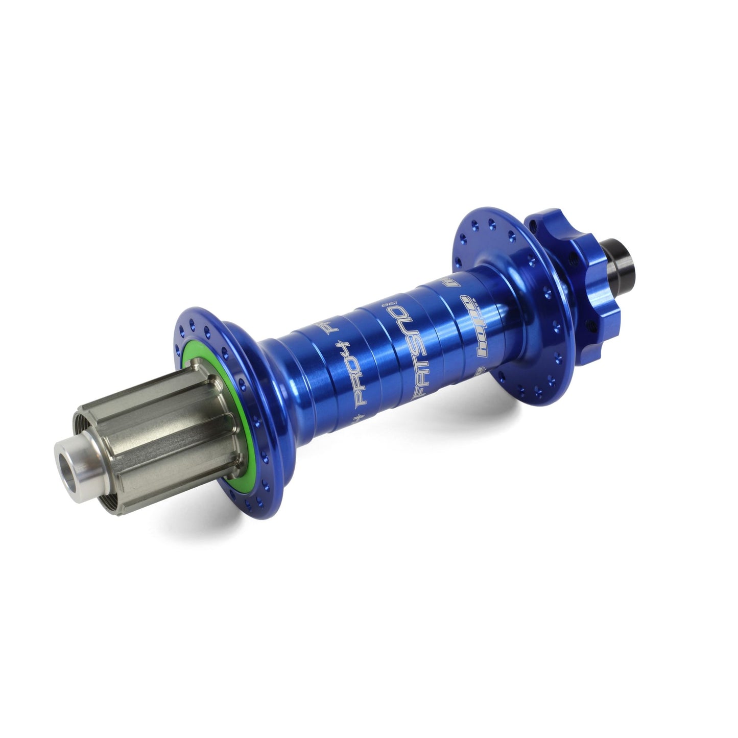 Hope - Moyeu arrière Pro 4 Fatsno 32H Bleu 197mm X 12mm HG Acier