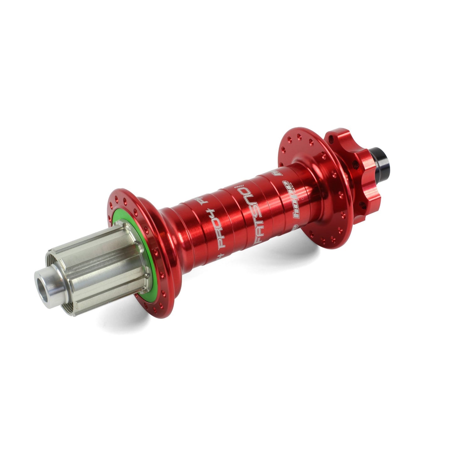 Hope - Moyeu arrière Pro 4 Fatsno 32H Rouge 197mm X 12mm MS