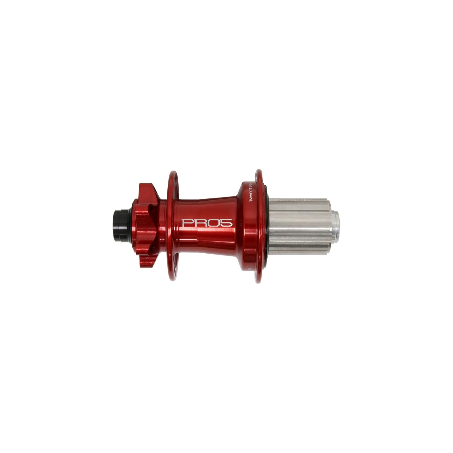 HOPE - MOYEU ARRIÈRE PRO5 28H ROUGE 135MM 12MM ACIER HG
