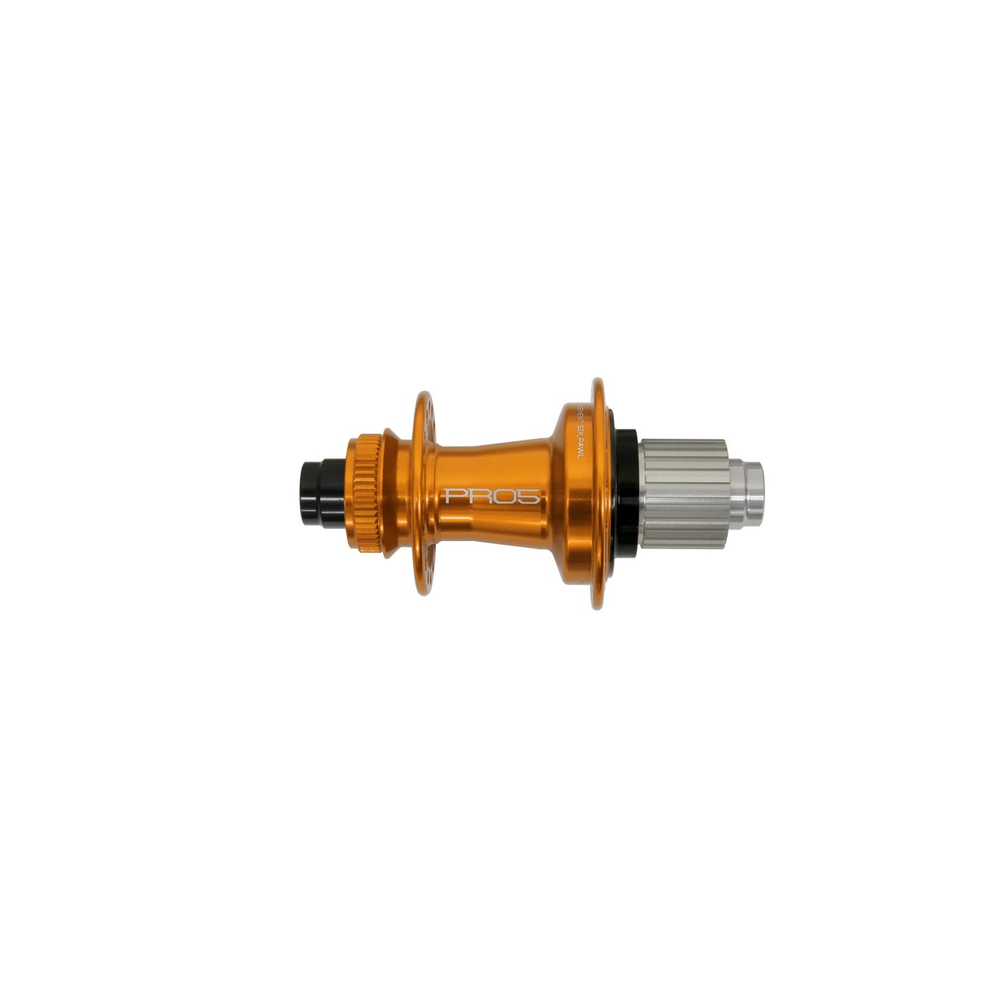 HOPE - MOYEU ARRIÈRE PRO5 CENTERLOCK 28H ORANGE 135MM 12MM MS