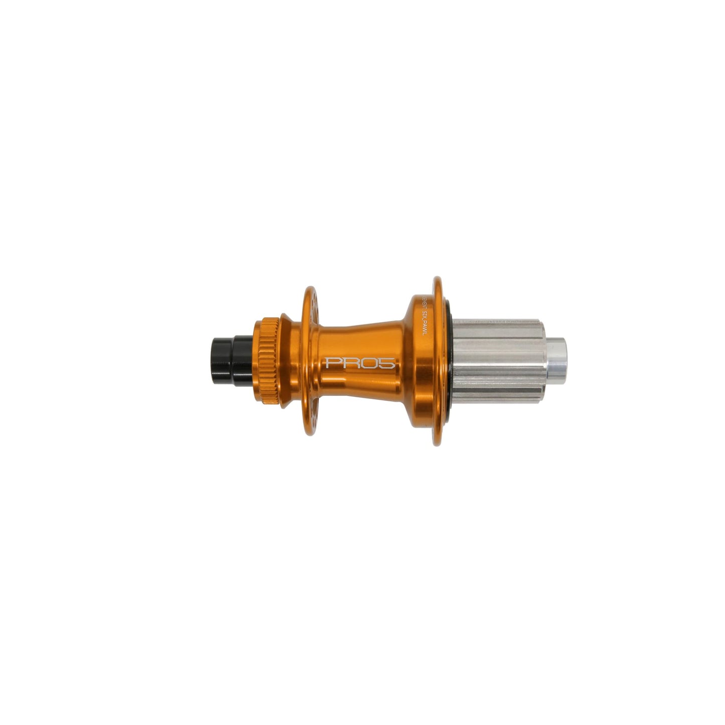 HOPE - MOYEU ARRIÈRE PRO5 CENTERLOCK 28H ORANGE 142MM 12MM ACIER HG