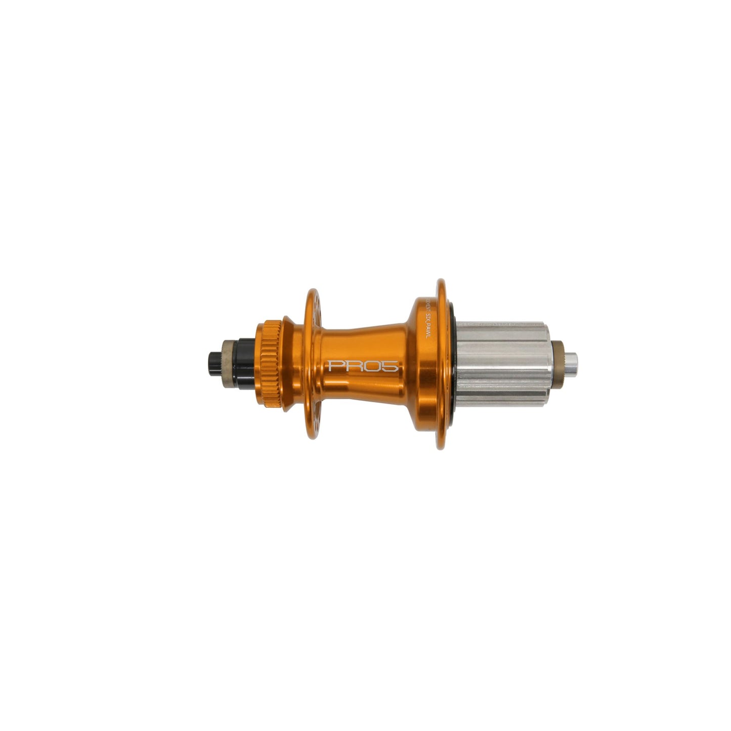HOPE - MOYEU ARRIÈRE PRO5 CENTERLOCK 28H ORANGE 135MM QR ACIER HG