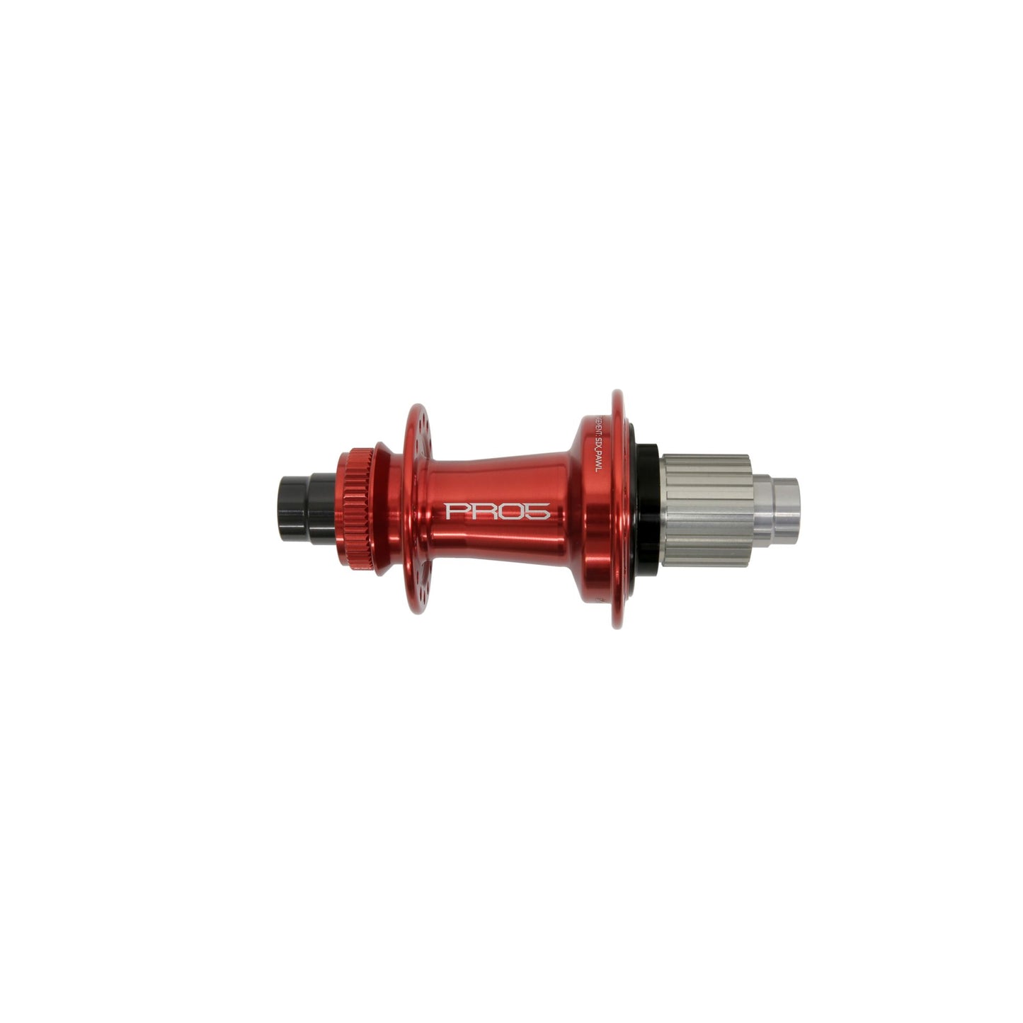 HOPE - MOYEU ARRIÈRE PRO5 CENTERLOCK 28H ROUGE 148MM 12MM MS