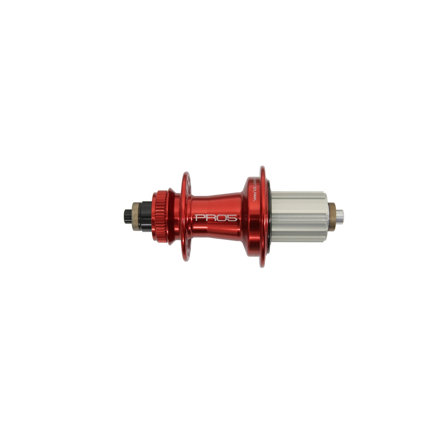 HOPE - MOYEU ARRIÈRE PRO5 CENTERLOCK 28H ROUGE 135MM QR HG